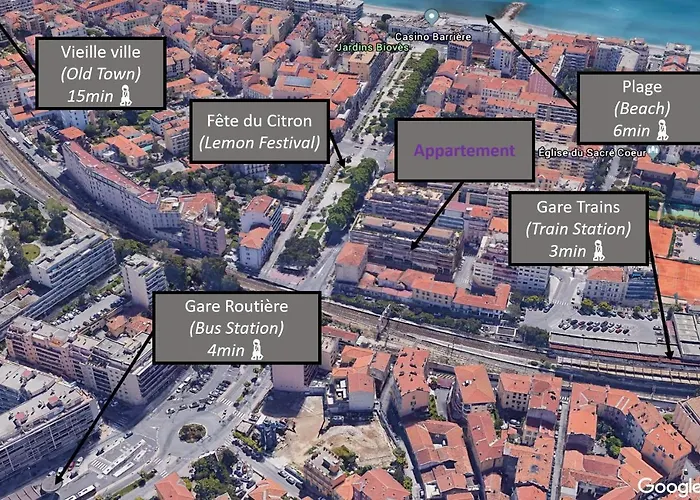 Avec Parking Prive Au Coeur De La Апартаменти *